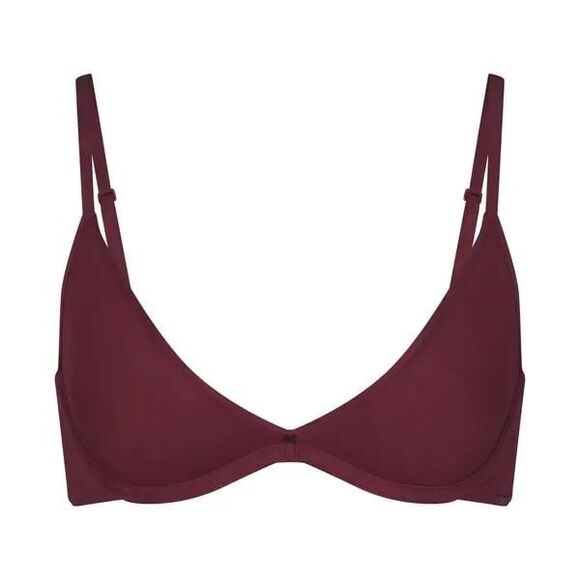 Skims Weightless Scoop Bra Wine Size 32DDDD - Picture 1 of 9